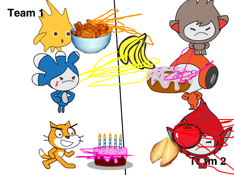 Scratch World-FOOD FIGHT!