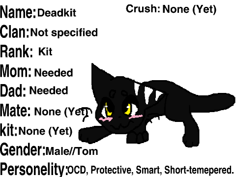 Sign up sheet- Deadkit
