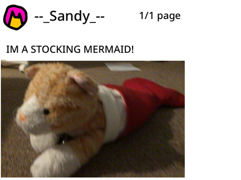 IM A STOCKING MERMAID!