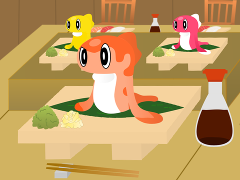 【ポケイラスト第五弾】龍の寿司