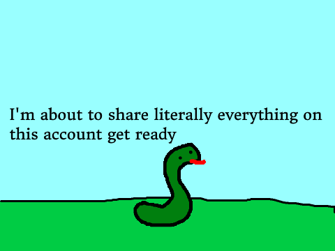everything on this account is about to be shared get ready