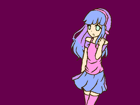 Anime Girl Coloring Contest! remix