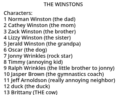 New update on the Winstons
