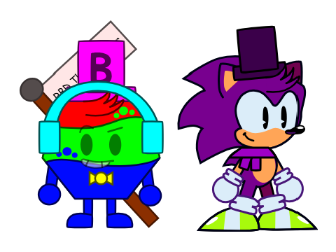 My OC and Sonic's OC Updated
