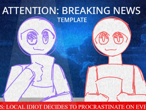 Attention! Breaking News! Template