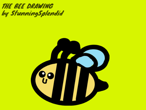 the bee drawing 