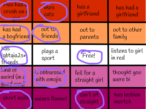 Lesbian Bingo