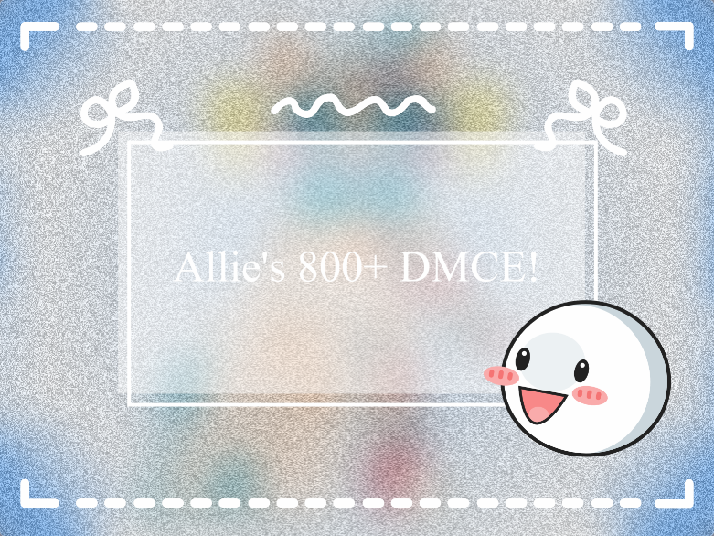 ❯❯❯❯ ⭐ ᴀʟʟɪᴇ'ꜱ 800+ ᴅᴍᴄᴇ ! (˵˃ ᗜ ˂˵) ⭐
