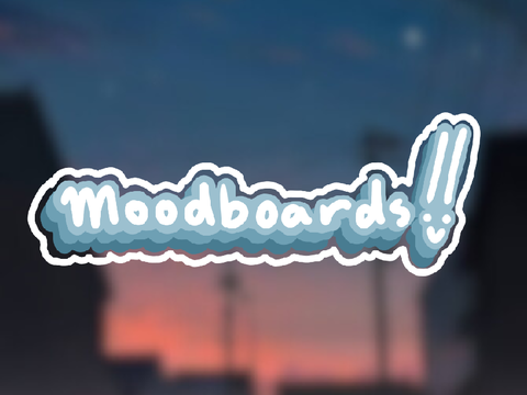 ⋆˚꩜｡ moodboards!