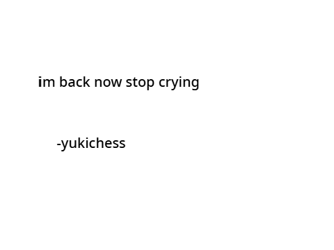 I'm Back
