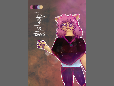 Le ref of the fursona 