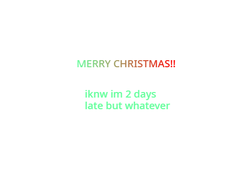merry christmas