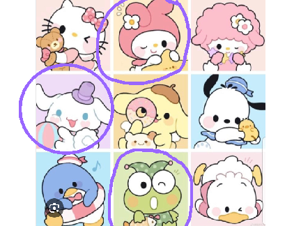 Remix and circle your favorite Sanrio characters! remix remix