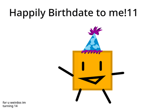 It's my Birthday!