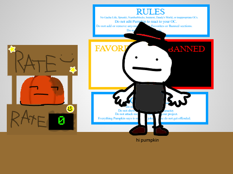 Pumpkin will Rate your OCs remix