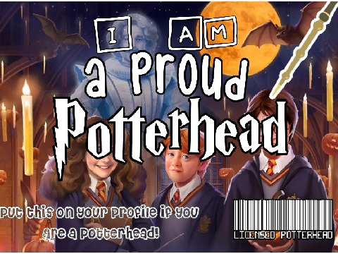 Put this on your profile if you are a potterhead! remix :D