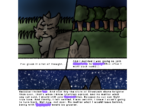 Scene thats going to come up at the very end of my Story that I decided to draw