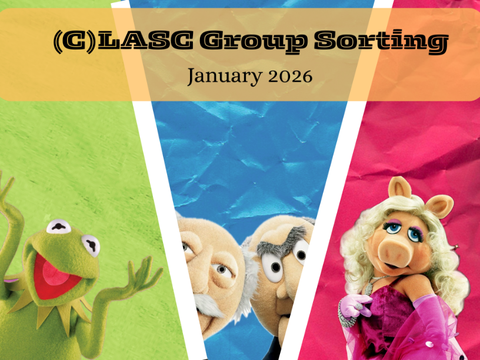 (C)lasc Group Sorting ☉ Jan ‘26