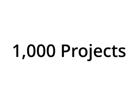 1,000 Projects