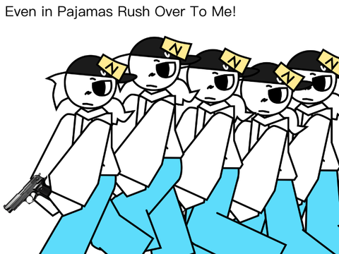 Even In Pajamas Rush Over To Me Now!!!! (Animeme)