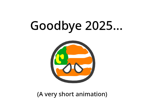 Goodbye 2025... (A very short animation)