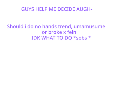 idk