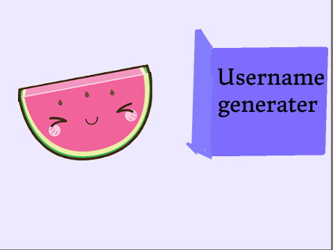 Username generater!