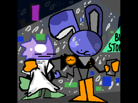 REALLY OLD Binicc and Scoobis Drawing