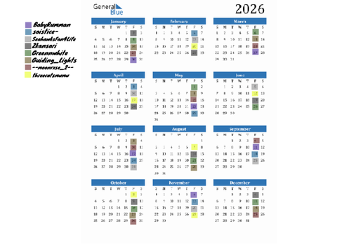UMoS QOTW Calendar 2026
