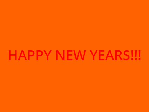 Happy New years!