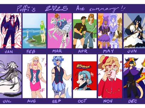 Puffi!s Art Summary 2025!