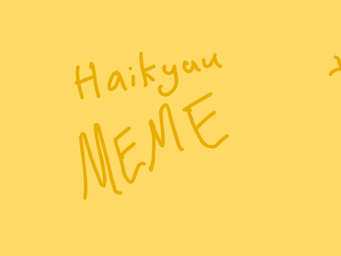 Some Haikyuu memes :3