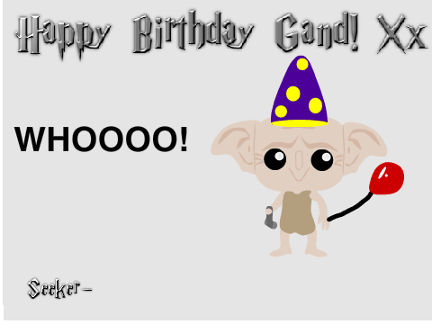 Happy Birthday Gand! Xx