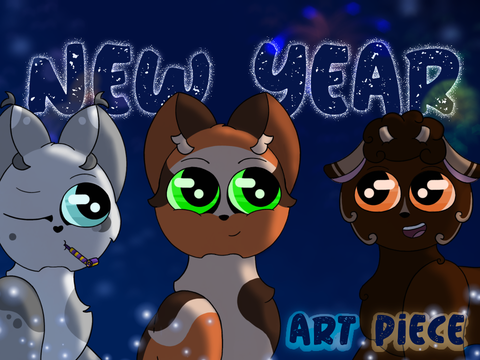 ❍⌇ New Years ⸗ Art Piece ⚡️ 
