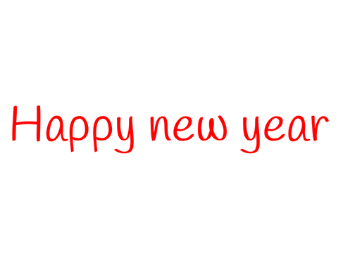 Happy new year