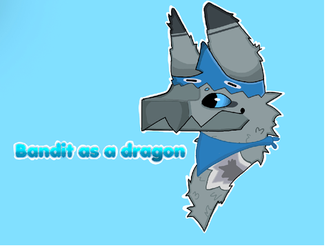 My cat OC as a dragon!