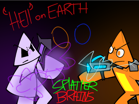I redrew the splatterbrains novel art