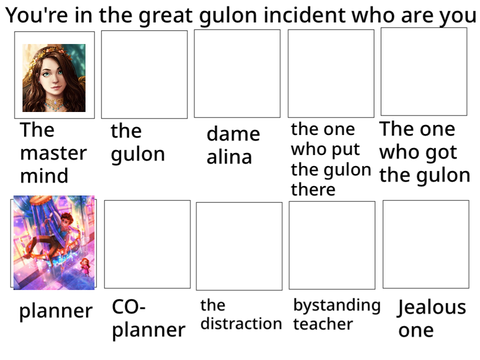 Who are you in the Great Gulon Incident remix remix