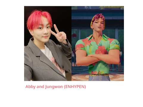 Matching K-pop idols to a k-pop demon hunter