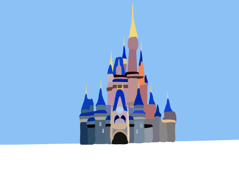 Cinderella Castle Blockshade