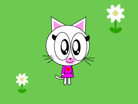 My pet (Sally) as a Cutie Freaks character