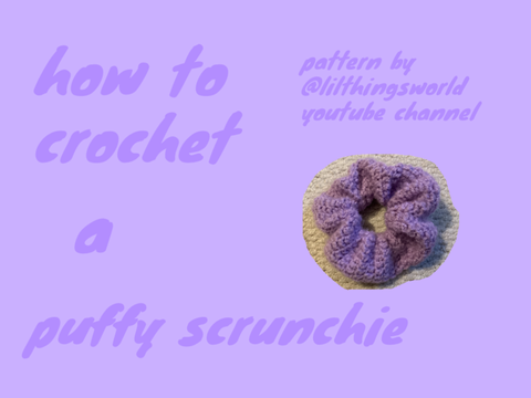 puffy scrunchie tutourial