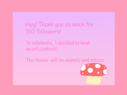 150 follower contest! (CLOSED)