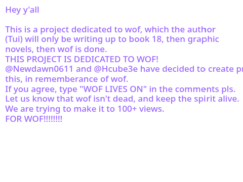 Tui T. Sutherland: WoF is ending remix