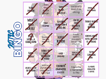 KOTLC Bingo