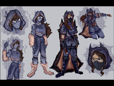 +. My Spider-Man and Batman designs >:]
