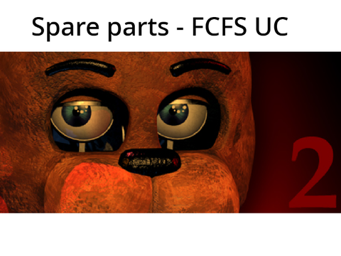 "Spare Parts'' FCFS UC litter