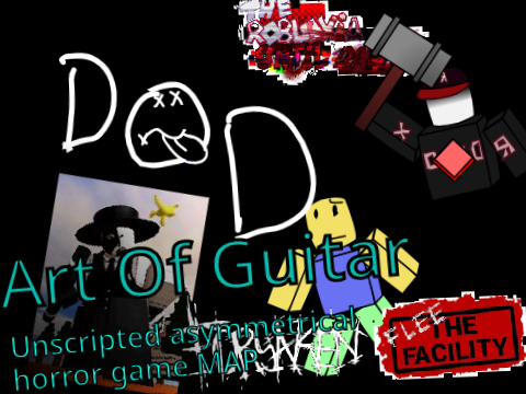 Art of guitar - Unscripted asymmetrical horror game MAP