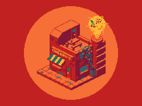 Isometric Smoothie Shop!