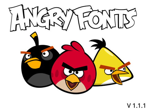 Angry Fonts V 1.1.1